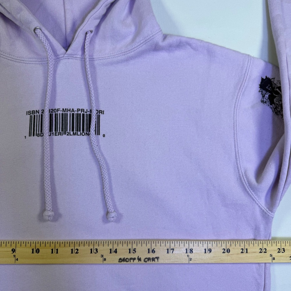 Project Mori My Hero Academia Manga Graphic Hoodie Lavender Purple Medium Rare - Picture 12 of 15